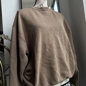 Vintage brown russell crewneck